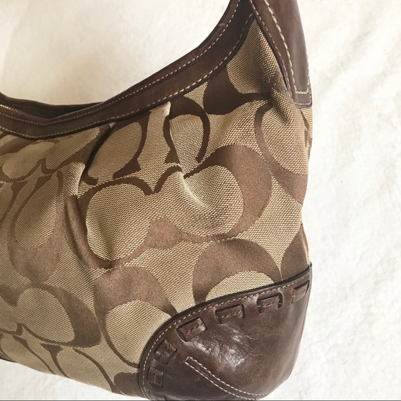 Coach Ergo Classic Signature Pleated Hobo Bag - Picture 11 of 16
